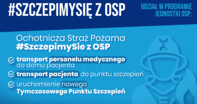 Rusza kampania #SzczepimySię z OSP. Do rozdziału 40 mln. złotych