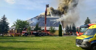 pożar kościoła w Sosnowcu