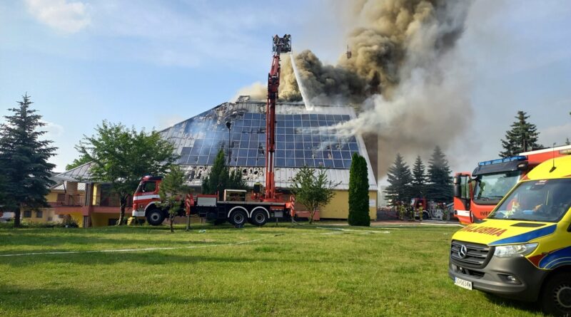 pożar kościoła w Sosnowcu