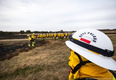 Orzysz. Ćwiczenia modułu do gaszenia lasów GFFF Olsztyn