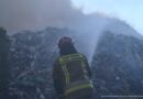 Chorzów: Pożar składowiska odpadów przemysłowych. W działaniach ponad 200 strażaków