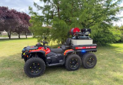 OSP Strzałków wprowadziła do podziału bojowego nowy quad gaśniczy 6×6
