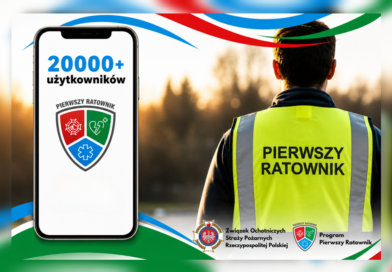 Pierwszy Ratownik: Ponad 20 tys. użytkowników, wśród nich 5 tys. ratowników
